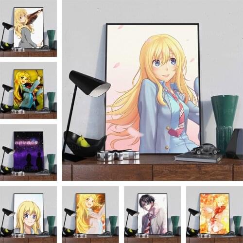 Home Decor Canvas Your Lie In April Painting Picture Japanese Anime Wall Art HD Prints Modular Poster No Frame For Living Room