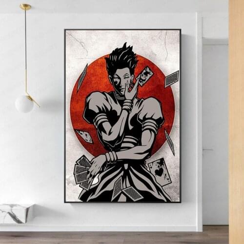 Hunter X Hunter Hisoka Canvas Painting Nordic Home Decor Posters Anime Poster Wall Art Prints Pictures Modular BedRoom Decor