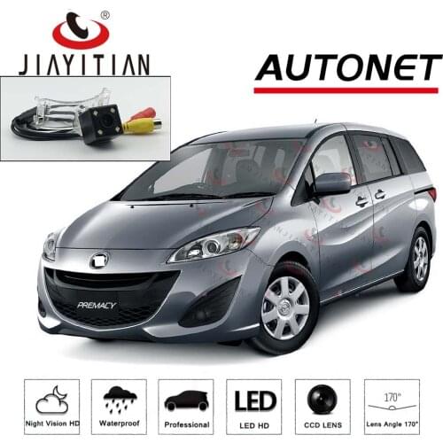 JiaYiTian rear view camera For Mazda Premacy 2 3 II III For Mazda 5 2004~2013 backup camera Reverse camera license lamp camera