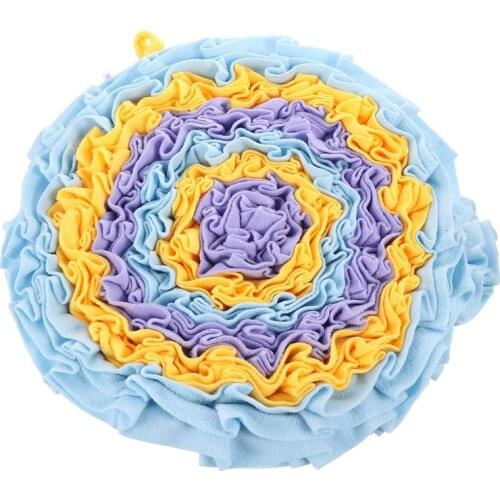 Dog Sniffing Mat Dog Snuffle Pad Pet Feed Training Mat Slow Feeding Mat Dogs Sniff Slow Food Flowers Smell Pads