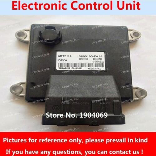Engine Computer Board B6001738 3600100-FA26 28147280 MT22 ECU B6000972 3600100-CA01 28229562 For Dongfengfengguang Car