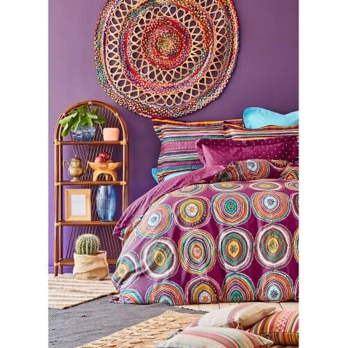 Karaca Adya 240x220cm king size double side 100% Cotton 4 PCS Duvet set