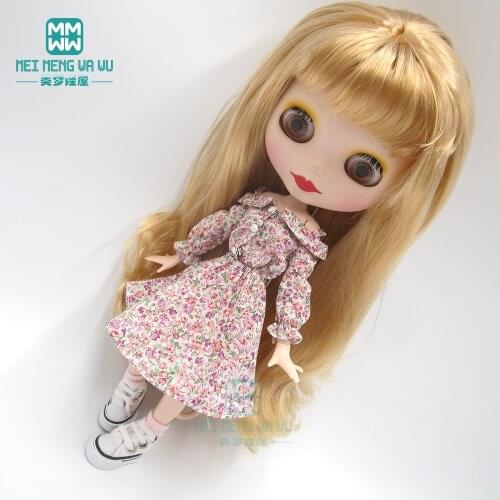 1pcs Blyth Doll Clothes Open back fashion dress for Blyth Azone OB23 OB24 1/6 doll accessories