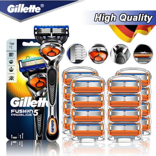 Shaver For Men Gillette Fusion 5 Proglide Safety Razor Shaving Machine Cassettes For Beard With Replaceable Blades Shavette