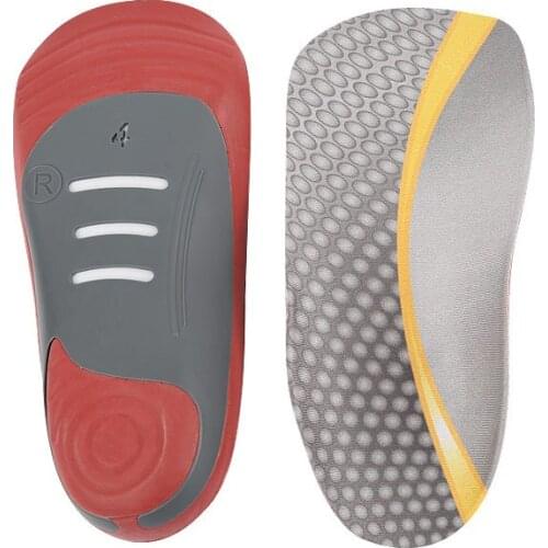 High Quality PVC Orthopedic Insoles Flat Foot Health Sole Pad For Shoes Insert Men And Women Pad For Plantar Fasciitis Feet Care