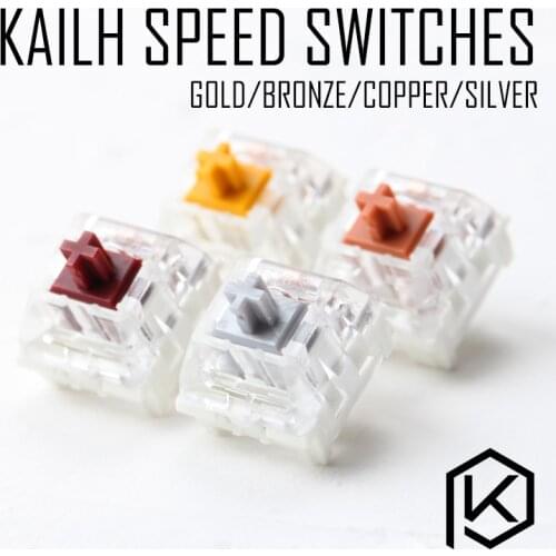 Kailh speed switch RGB SMD Gold Golden Silver Copper Bronze Pink MX RGB Swithes For Backlit Mechanical Gaming keyboard
