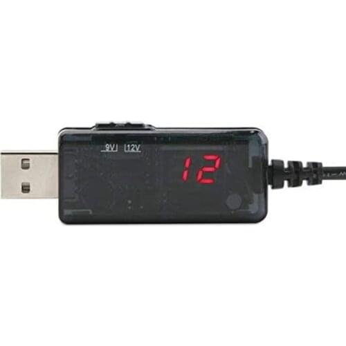 Voltage Converter USB 5v to 9v, 12v Step Up Power Regulator Line with LED Display Boost TV Antenna Amplifier