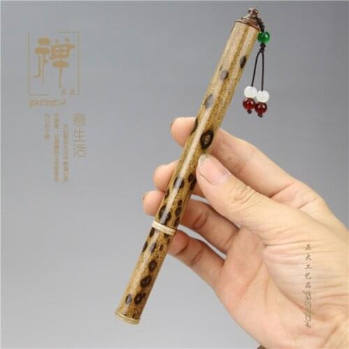 Zhengda fine natural bamboo Merlot pen pen with a collection of high-end gift pen water bag mail