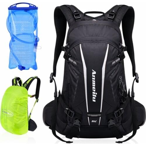 20L Cycling Backpack Rucksack MTB Bike Bag Rain Cover Waterproof Outdoors Sport Camping Hiking Riding Hydration Bicycle Backpack