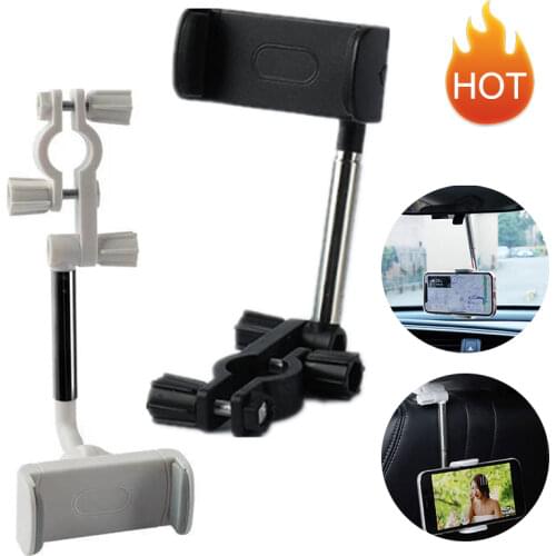 Cell Phone GPS 360 Degree Holder Mount Vehicle GPS Car Rearview Mirror Smartphone Stand Bracket Mobile Phone Portable Supplies