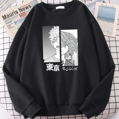 Anime Streetwear cool Sweatshirt Mens Uzumaki cool Clothing Printing Men Hoodies Fashion Streetwear Solid Color Hoodie Male