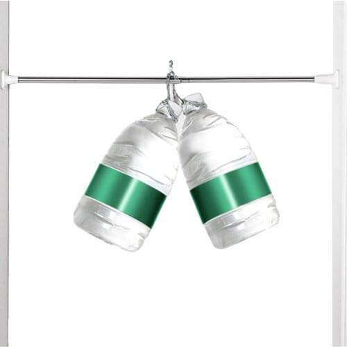 Telescopic Clothesline Pole Free Punching Clothes Drying Rod For Bathroom Bedroom Balcony Non-slip Waterproof Durable Tool