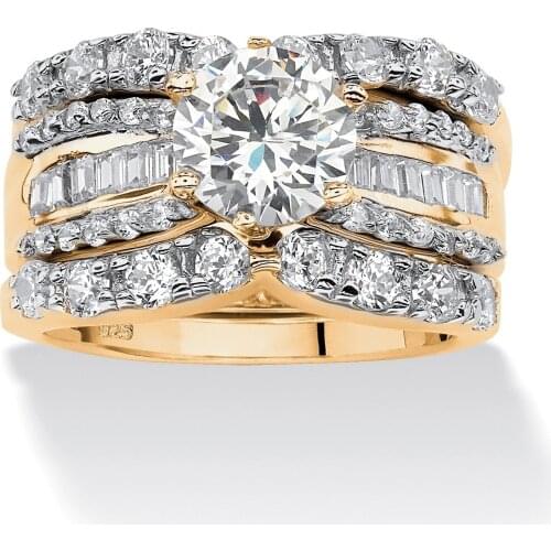 18K Multi Gold Ring for Women Natural 1 Carat Diamond with Diamond Jewelry Anillos De Bizuteria Anillos Mujer Gemstone Rings Box