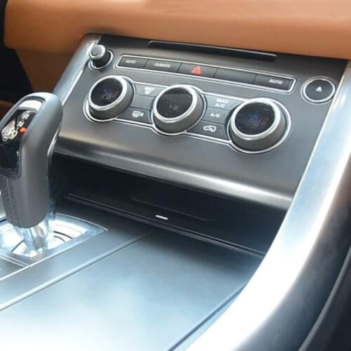 15W car wireless charger fast charger charging plate panel phone holder accessories for Range Rover Sport 2014-2017 for iPhone