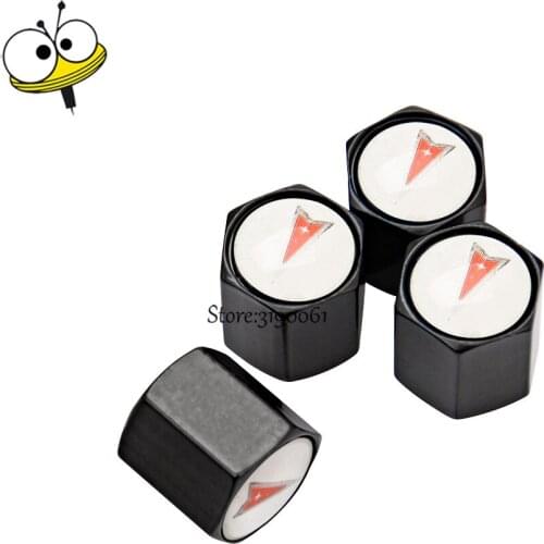 Car Accessories Auto Tire Valve Stem Caps Wheels Rims Valve Cover For Pontiac Firebird Sunfire Fiero GTO V5 Bonneville Montana