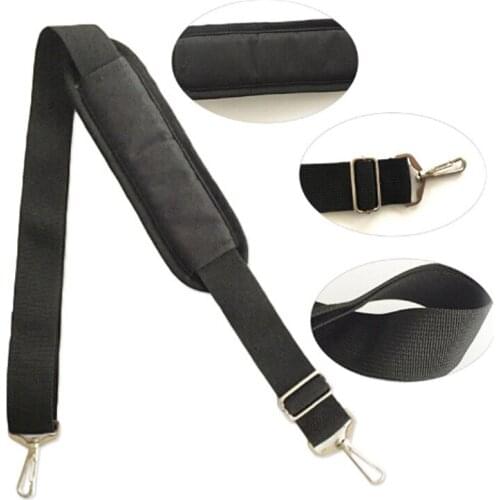 Black Nylon Bag Strap For Men Bags Belt Length Bag Accessory 145cm Strong Shoulder Strap Briefcase Laptop Bag 2021