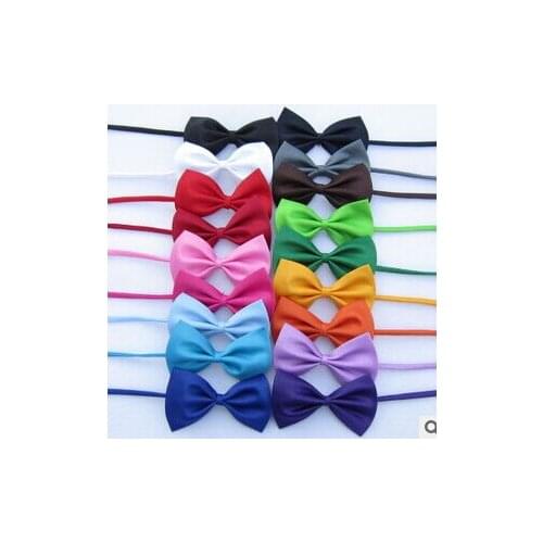 DHL Free shipping! 500pcs Dog Neck Tie Dog Bow Tie Cat Tie Pet Grooming Supplies Pet Headdress Flower