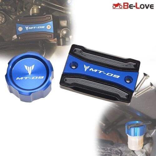 For Yamaha MT09 FZ09 MT-09 MT 09 2014-2019 2020 Front & Rear Fluid Cylinder Master Reservoir Cover Cap Motorcycle Accessories