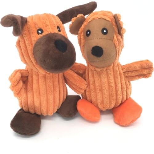 Dog Toys Stuffed Monkey Squeaking Pet Toy Cute Plush Puzzle Interactive Toy For Dogs Cat Chew Squeaker Squeaky Pet Toy