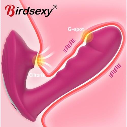 Clitoris Sucker Dildo Vibrator for Woman Wireless Vibrator Oral Blowjob Clit Stimulator Vagina Sucking Vibrators Adult Sex Games