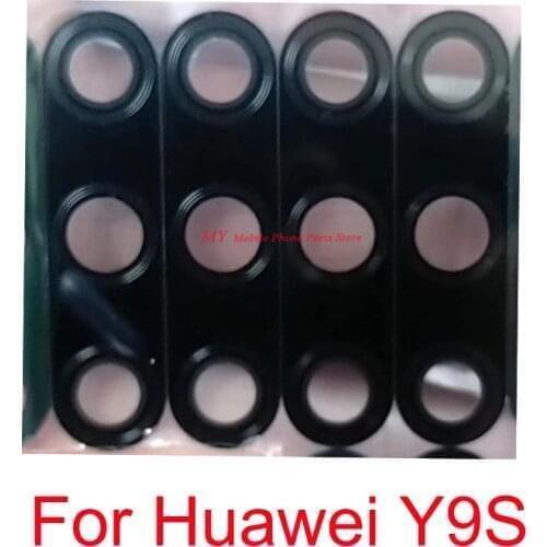 30 Pieces New Rear Back Camera Glass Lens Cover For Huawei Y9S Big Main Camera Lens Glass With Sticker Spare Repair Parts