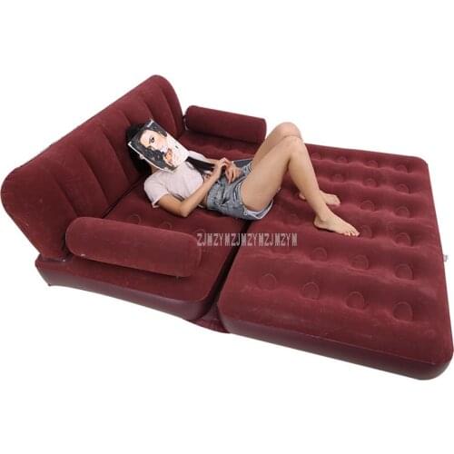 Multifunctional Portable Air Inflatable Sofa Bed Outddor Furniture Home Bedroom Garden Sofa for 2 Person With Air Pump YT-142