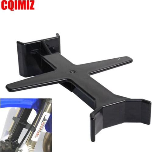 Motorcycle Dirt Bike Black Fork Support Brace Mini Bracket Tie Down for Yamaha WR250 TTR KTM EXC SX Protection