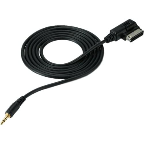KKmoon Music Interface AMI MMI to 3.5mm Audio Adapter Cable for Audi A3 A4 S4 A5 S5 A6 S6 A8 Q3 Q5 TT R8 for Cars