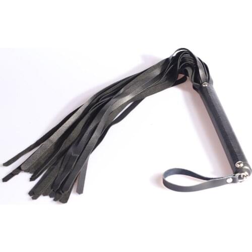 2014 NEW ARRIVAL black novelty leather flogger, horse raising whip, spanking Adult sex products, sexy flogger
