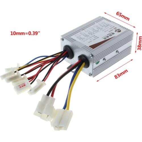 DC36V 500W Brushed Controller Motor Foot Pedal In/Off Switch Wiring Electric Bike Scooter Speed Control J6PF