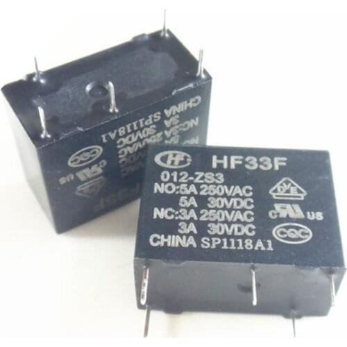 Wholesale 10pcs/lot relay HF33F 012-ZS3