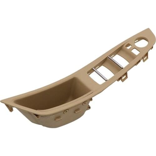 Front Left Side Window Switch Armrest Panel Driver Side Door Handle for 2010-2016 BMW F10/F11 5 Series 51417225875