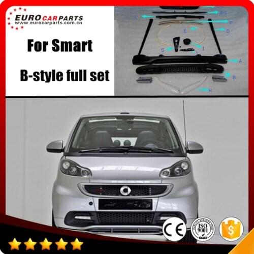 PP smart body kits for SMART 451 to B-style PP material body kits