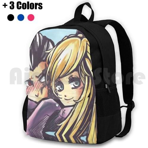 Sondam Outdoor Hiking Backpack Waterproof Camping Travel Danganronpa Sondam Tanaka Tanaka Sonia Nevermind Dangan Ronpa Anime