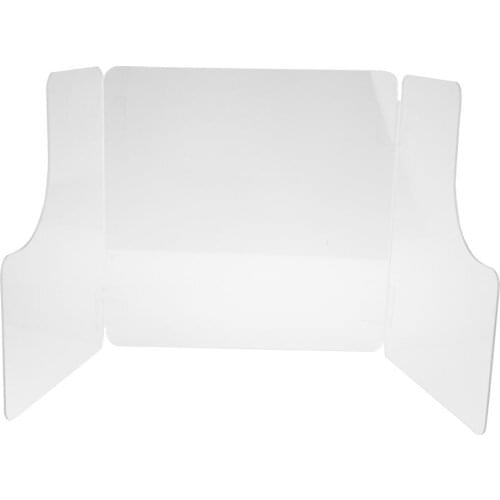 Sneeze Guard Protection Clear Shield Cashier Checkout Counter Desk Safety Shield Stand Transparent Height Protection Screen