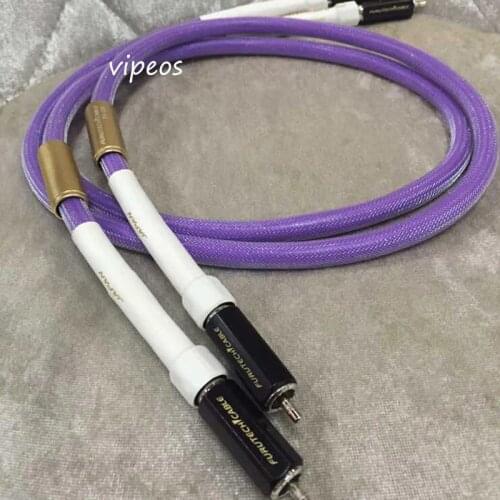 1pair FA-220 Interconnects RCA XLR Cable Gold plated connector