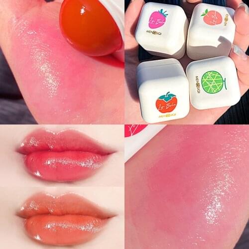 1pcs Plant Fruit Moisturizing Lipstick Anti-drying Lip Mask Long Lasting Lipsticks Reduce Fine Line Care Lipbalm Makeup Cosmetic