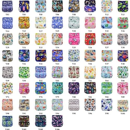 10pcs/set Washable Newborn Cloth Diaper Cover Adjustable Nappy Reusable Cloth Diapers suit for 3-15kg baby fralda ecologica