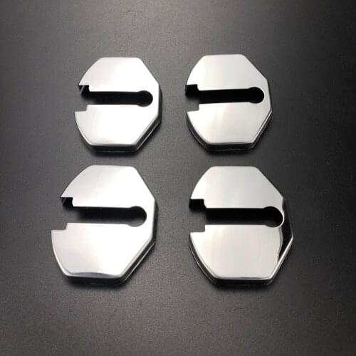 4Pcs/Lot Car Styling Accessories Door Lock Anti Rust Protection Cover For Ford Explorer Expedition EDGE For Lincoln MKT MKS MKX
