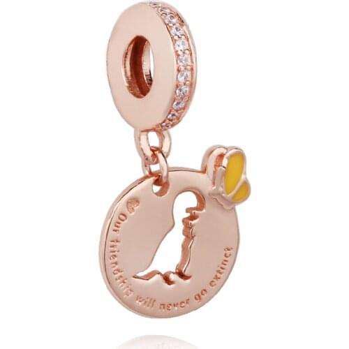 Ajax Real 925 Sterling Silver Beads Decoration Cute Dinosaur Badge Charms For Jewelry Making