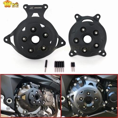 CK CATTLE KING Left & Right For KAWASAKI Z750 Z800 2013-2016 Motorcycle Engine Stator Cover Engine Protective Cover Side Black