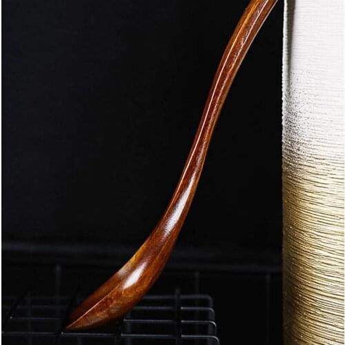 Japanese Style Wooden Spoon Kitchen Cooking Utensil Tool Soup Teaspoon Catering For Kicthen Wooden Spoon