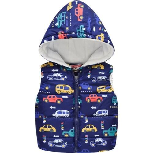 Children Clothing Vest Coat Boys Toddler Kids Clothes Hooded Zip Sleeveless Costume Jackets For Girls Outwear Waistcoat