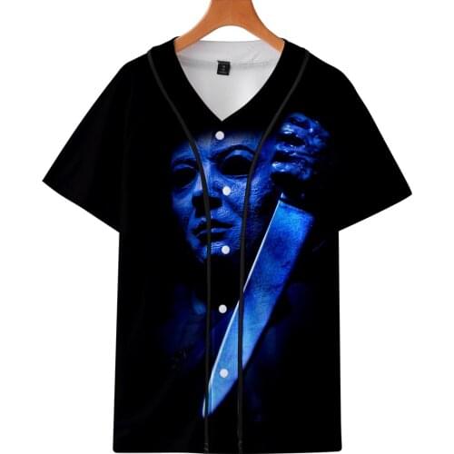 Halloween 3D Printed Baseball T-shirt Women/Men Fashion Summer Short Sleeve Tshirt 2019 Hot Sale Casual Streetwear Clothes