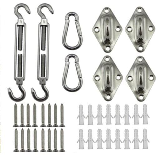 1 PCS 316 Stainless Steel Four-corner Sunshade Accessories Awning Accessories 8mm