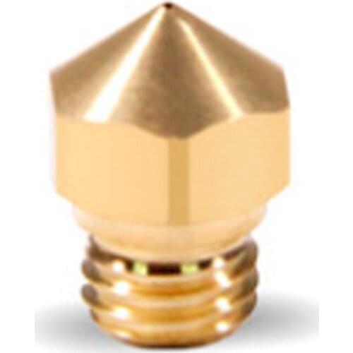 MakerPi 5/10PCS MK8 Brass Nozzle 0.4MM Extruder Print Head Nozzle For 1.75MM P2 3D Printer Accessories 260*260*260mm