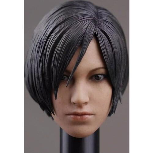 1/6 scale female zombie Ada Wong head sculpture fit 12 inch action figure in stock