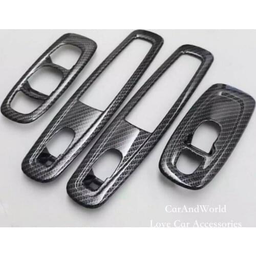 Interior Door Armrest Cover Window Switch Control Panel Trim Stickers For Renault Kadjar 2015 2016 2017 Car Styling Accessories