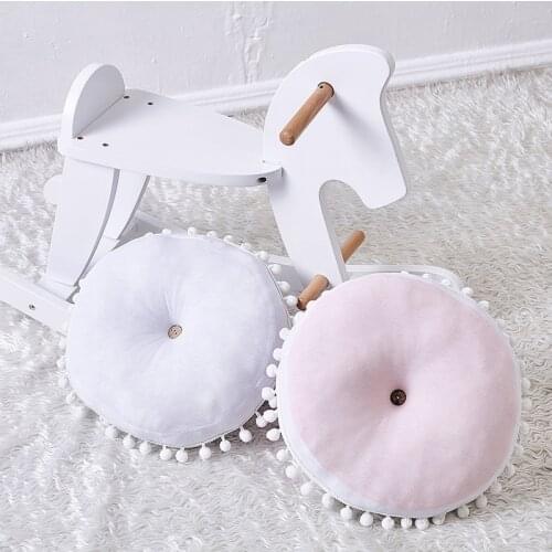 Baby Pillow Infantil Toddler round Sleep Pillow INS baby room decor handmade Boys Girls Decorate Gift Bedding decoration pillows