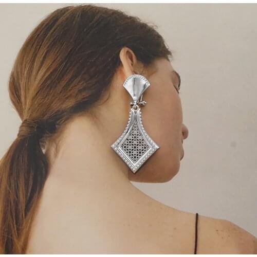 Womens Geometric Drop Earrings 2021 New Simple Earrings Party Jewelry Gift Golden Fashion Trend Fashion Earings